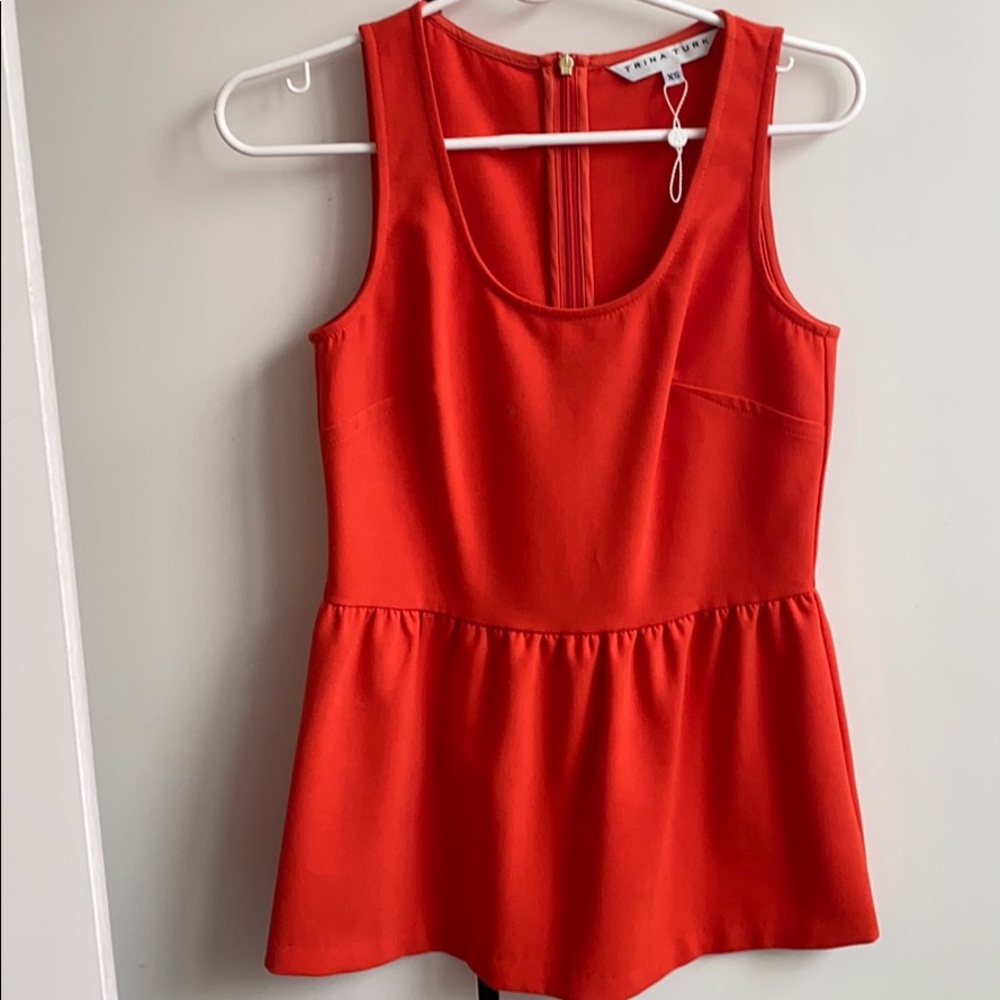 Trina Turk Silk Crepe Top